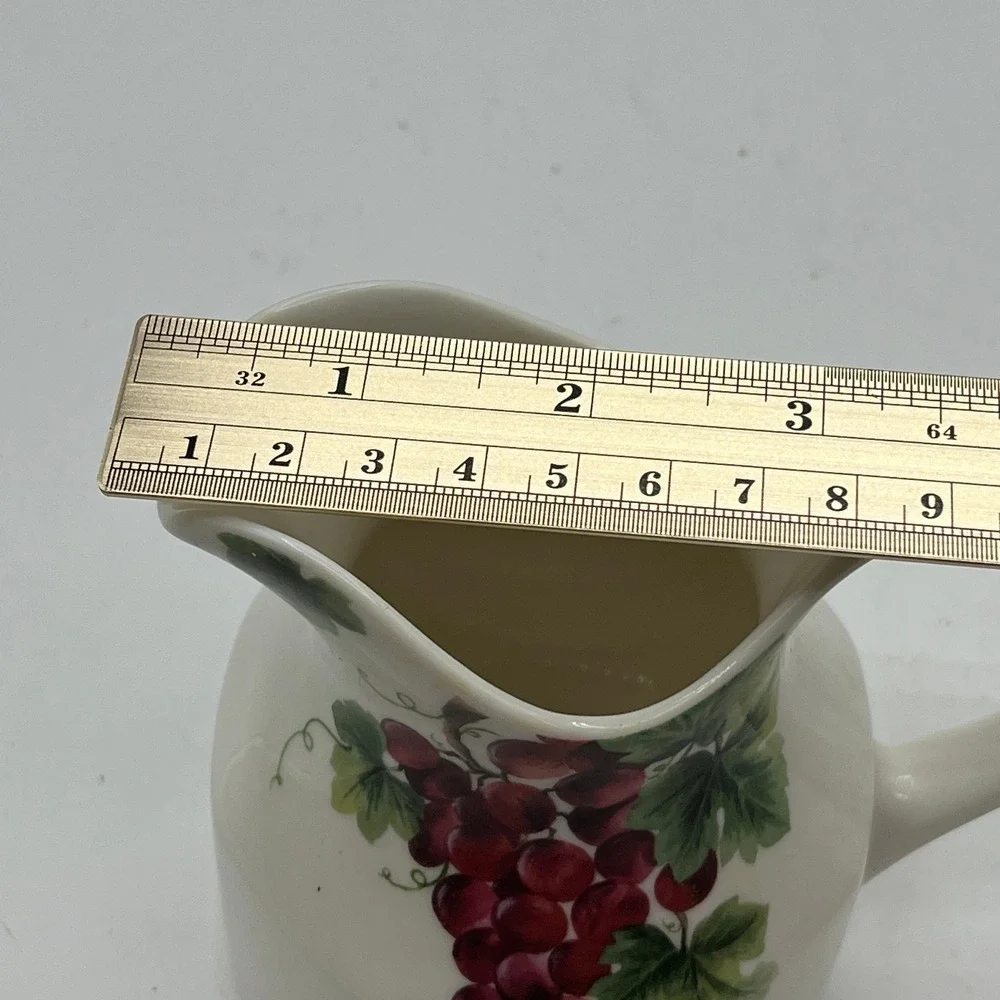 Royal Doulton Vintage Grape Creamer Pitcher Fine China 1994 Fruit Motif Cottage